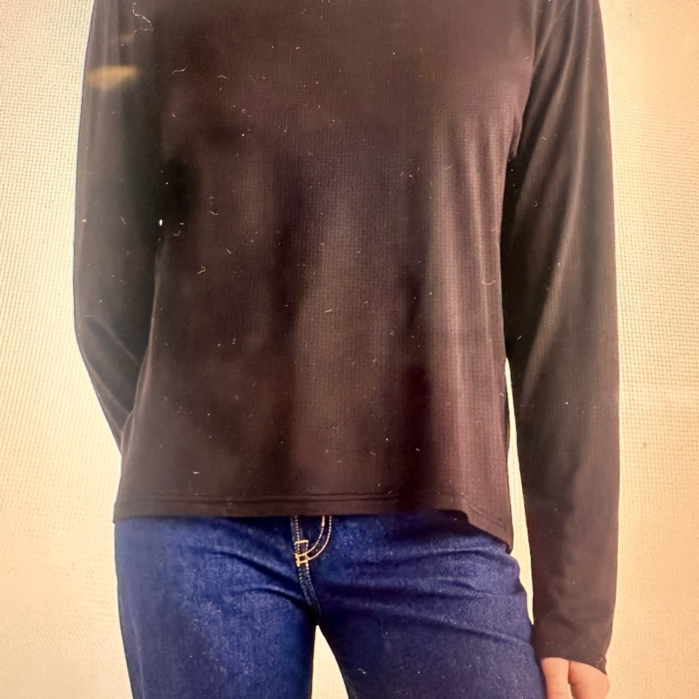 Classic Black Long Sleeve Top